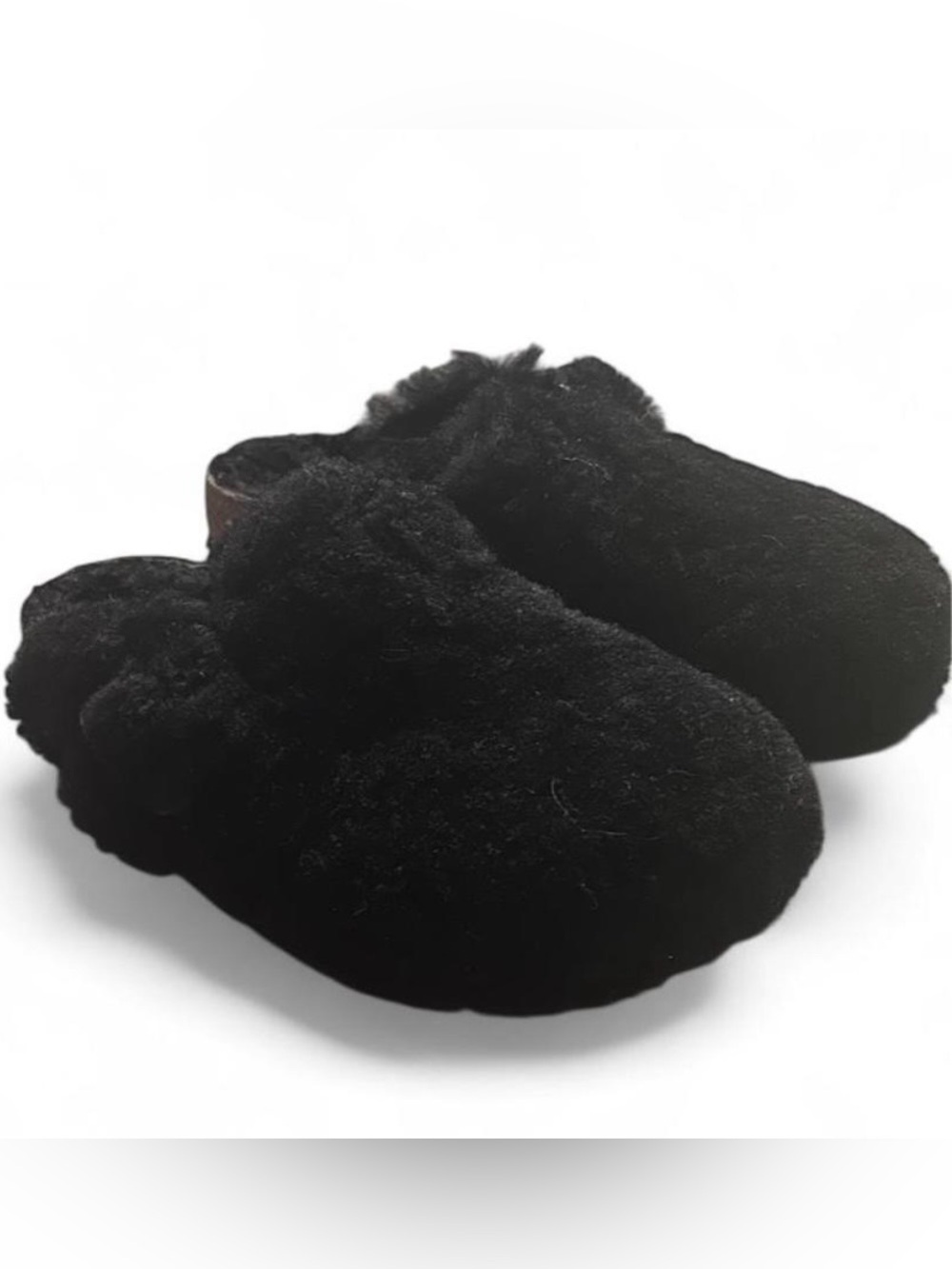 Birkenstock Boston Teddy Shearling Clogs - Black (Size 38 / US 7-7.5) Like New!